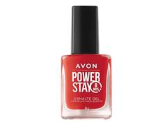 Esmalte Gel Avon Power Stay Vermelho Mais Quente