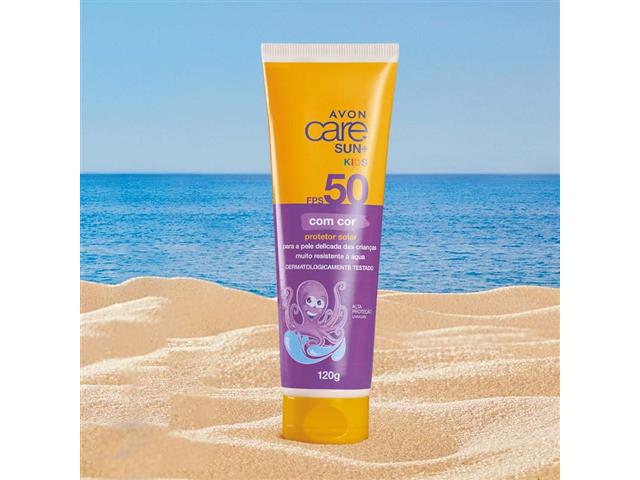 Kids Protetor Solar com Cor FPS 50 Avon 120g - 1