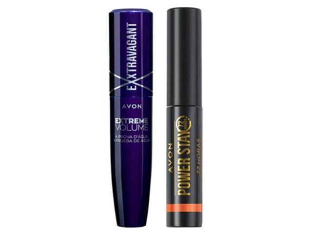 Kit Avon Máscara para Cílios + Delineador Líquido Cobre Inspirador