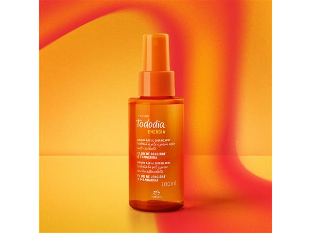 Bruma Facial Energizante Natura Tododia FlorGengibre e Tangerina 100ml - 1