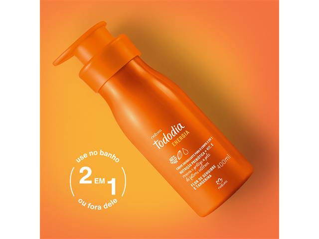 Creme Energizante Corporal 2 em 1 Natura Tododia Energia 400ml - 2
