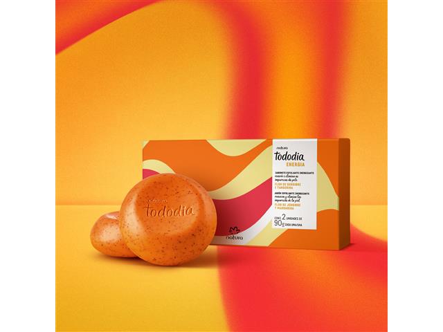 Sabonete em Barra Esfoliante Natura Tododia Energia 2 un de 90g - 1