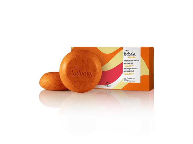 Sabonete em Barra Esfoliante Natura Tododia Energia 2 un de 90g