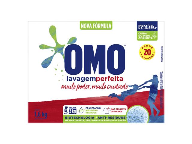 Lava-Roupas Pó Omo Lavagem Perfeita  1,6kg