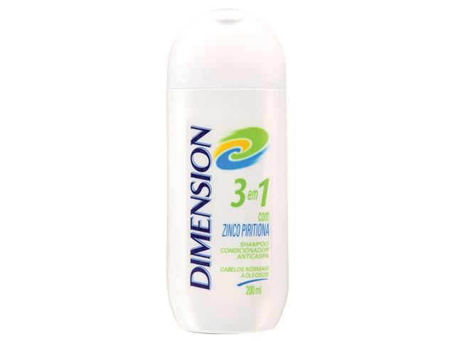 Shampoo Anticaspa Dimension 3 em 1 para Cabelo...