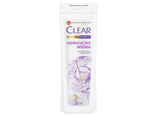 Shampoo Anticaspa Clear Hidratação Intensa 200...