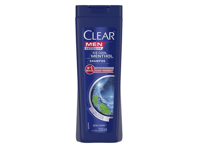 Shampoo Anticaspa Ice Cool Menthol Clear Men 2...