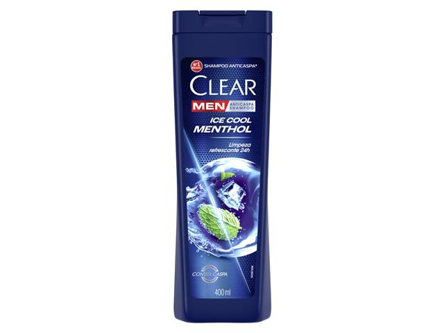 Shampoo Anticaspa Ice Cool Menthol Clear Men 4...