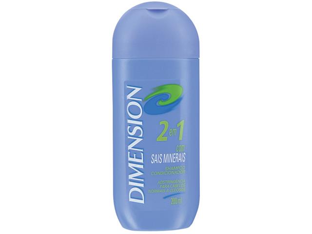 Shampoo Anticaspa Dimension 2 em 1 Cabelos Ole...