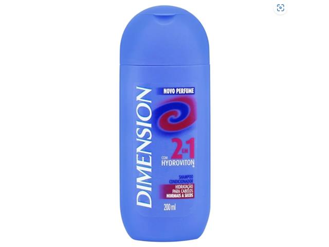 Shampoo Anticaspa Dimension 2 em 1 Cabelos Sec...
