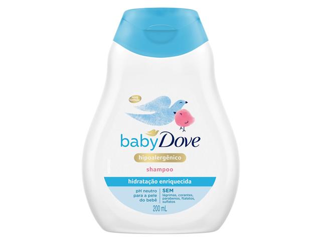 Shampoo Baby Dove Hidratação Enriquecida 200ml...