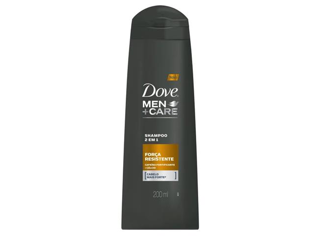 Shampoo Dove Men+Care 2 em 1 Força Resistente ...