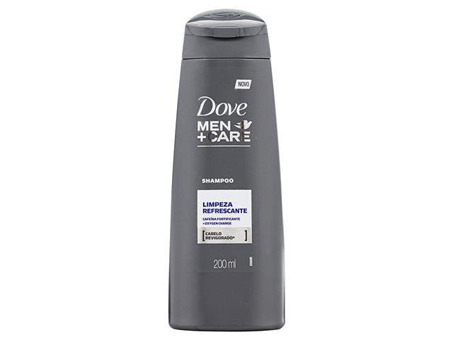 Shampoo Dove Men+Care Limpeza Refrescante 200m...