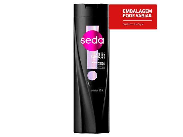 Shampoo Seda Pretos Luminosos Frasco 325ml
