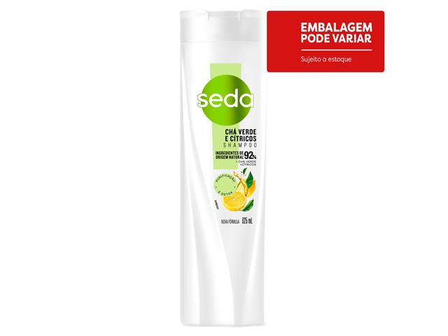 Shampoo Chá Verde e Cítricos Seda Frasco 325ml...