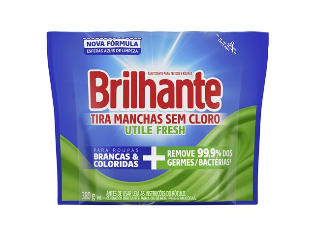 Tira Manchas em Pó Brilhante Utile Fresh Sem Cloro 380g - 0