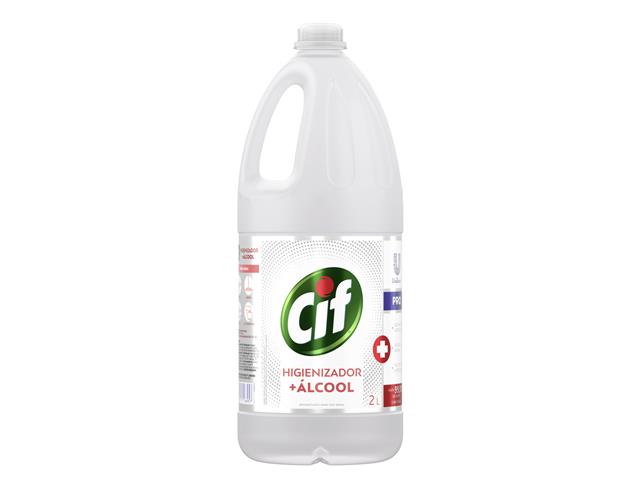 Limpador Cif Higienizador + Álcool Profissional Sem Perfume 2L - 0