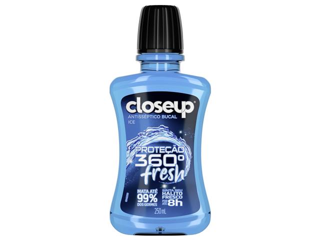 Enxaguante Bucal Close Up Antiséptico Ice 250m...