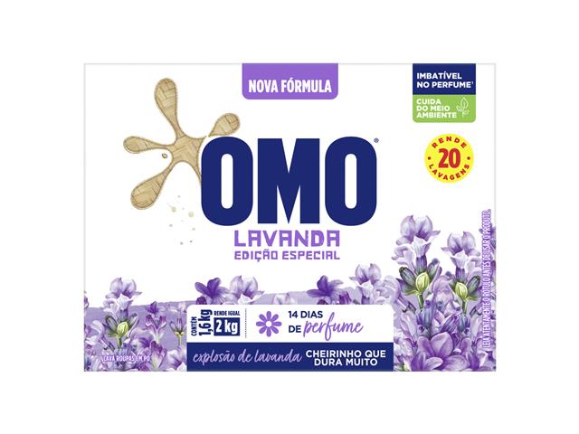 Lava-Roupas Em Pó  Omo  Lavanda 1.6Kg