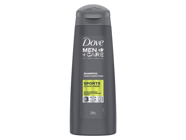 Shampoo 3 em 1 Dove Men+Care Sports 200ml