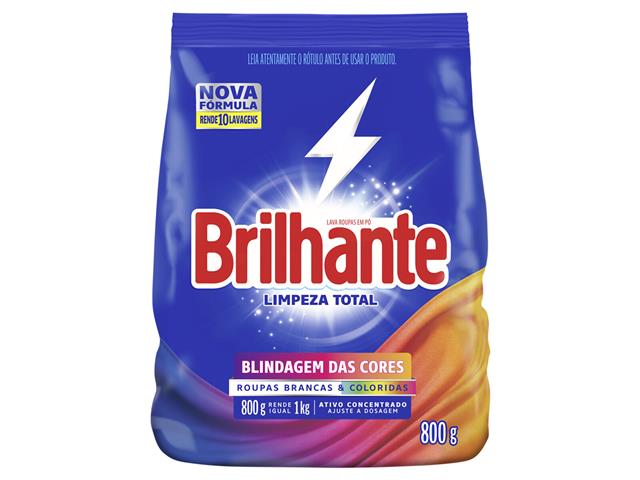 Lava-Roupas Pó Brilhante Roupas Brancas e Colo...