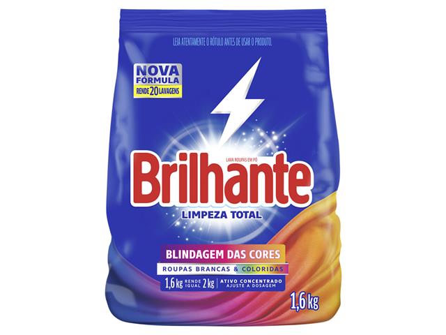 Lava-Roupas Pó Brilhante Roupas Brancas e Colo...