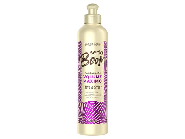 Creme para Pentear Seda Boom Volume Máximo Frasco 350ml - 1