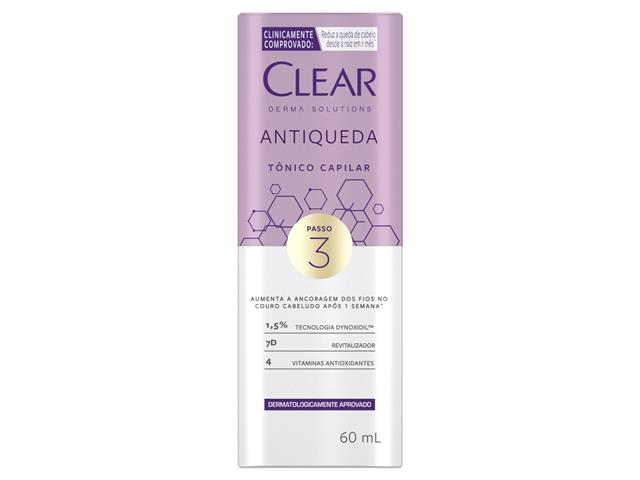 Tônico Capilar Antiqueda Clear Derma Solutions...