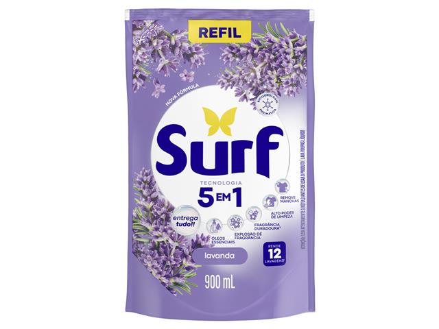 Lava-Roupas Líquido Lavanda Surf  900ml Refi