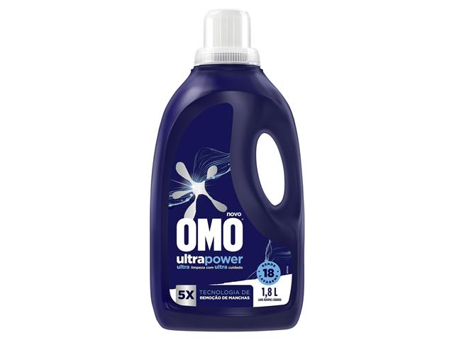 Lava-Roupas Líquido Omo Ultra Power 1,8l - 0
