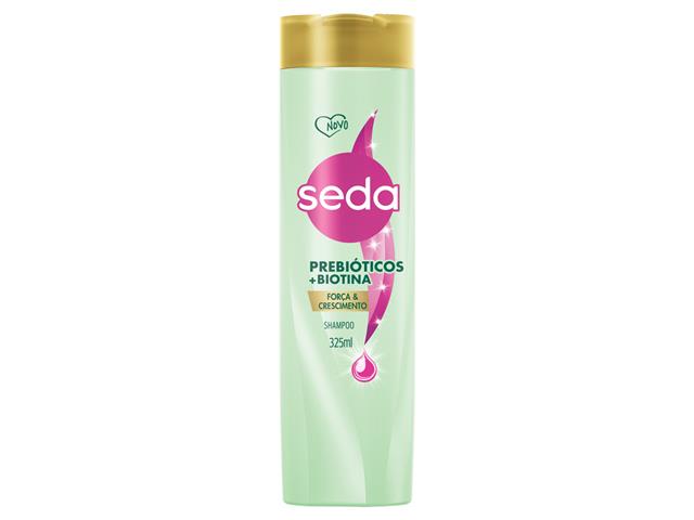 Shampoo Força & Crescimento Seda Prebióticos + Biotina 325ml - 0