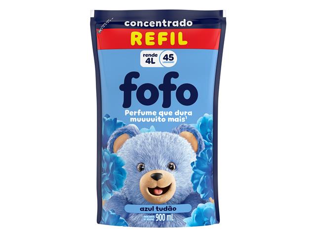 Amaciante de Roupa Concentrado Azul Tudão Fofo...