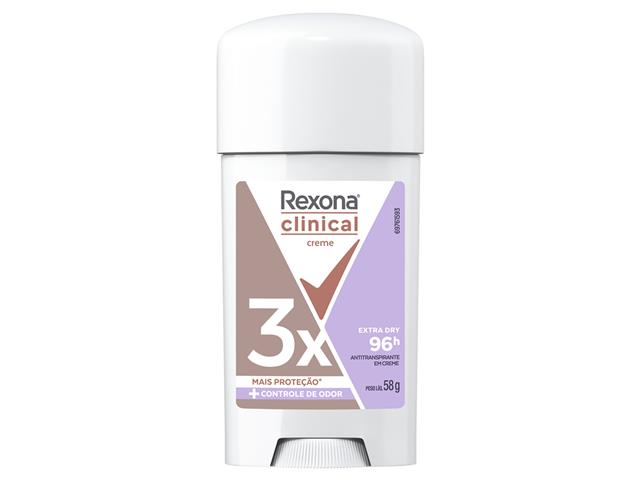 Antitranspirante Extra Dry Rexona Clinical 58g...