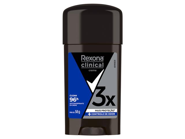 Antitranspirante Clean Rexona Clinical 58g