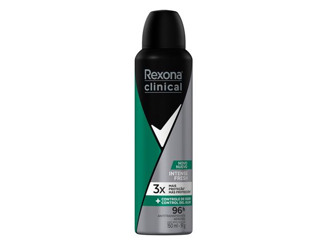 Desodorante Aerossol Intense Fresh Rexona Clin...