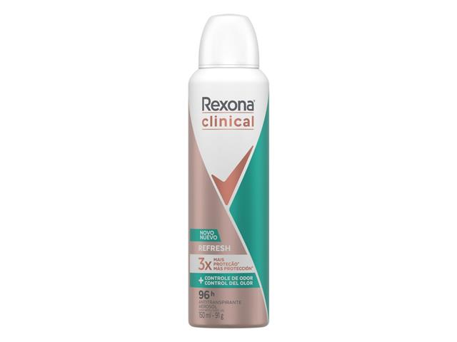 Desodorante  Aerossol Refresh Rexona Clinical ...