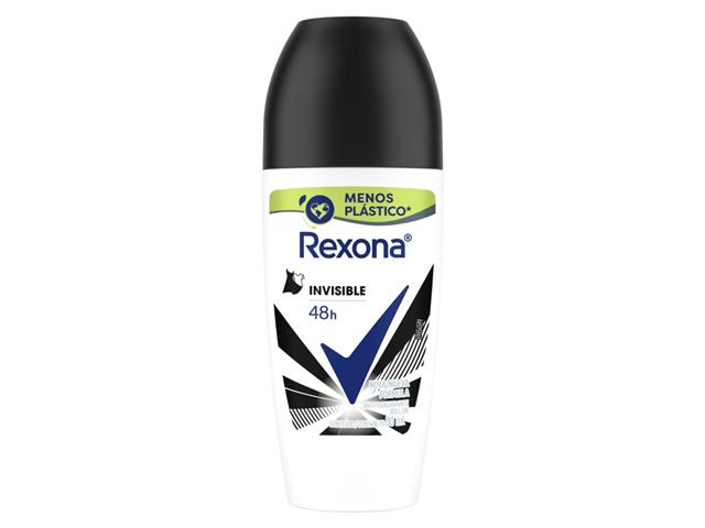 Desodorante Roll-On Invisible Rexona 50ml