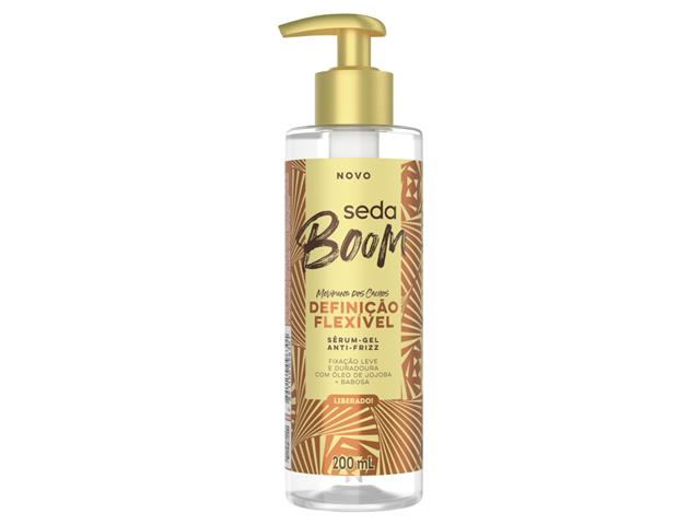 Sérum Gel Antifrizz Seda Boom Definição Flexív...