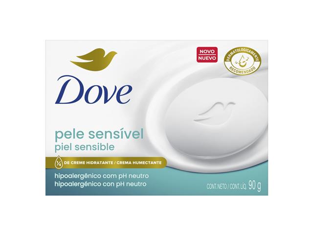 Sabonete Barra Dove Pele Sensível 90g