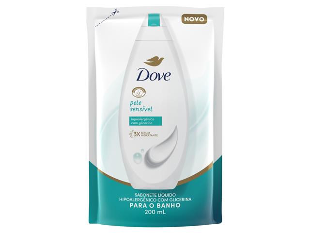 Sabonete Líquido Dove Pele Sensível 200ml Refi...