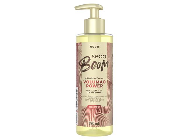 Óleo Gel Seda Boom Volumão Power 190ml