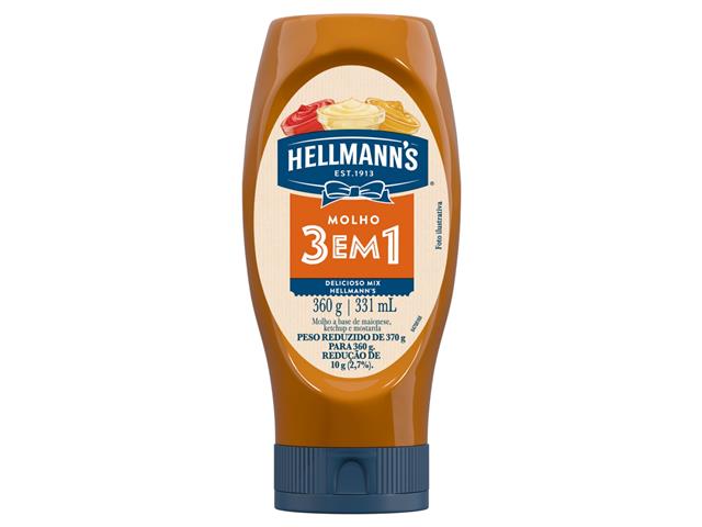 Molho 3 em 1 Hellmann's 360g
