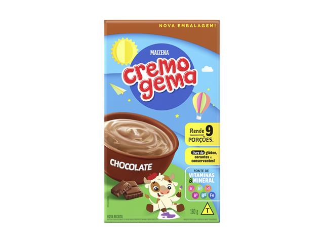 Mingau Chocolate Maizena Cremogema Caixa 180g