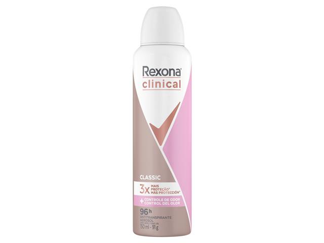 Antitranspirante Aerossol Classic Rexona Clini...