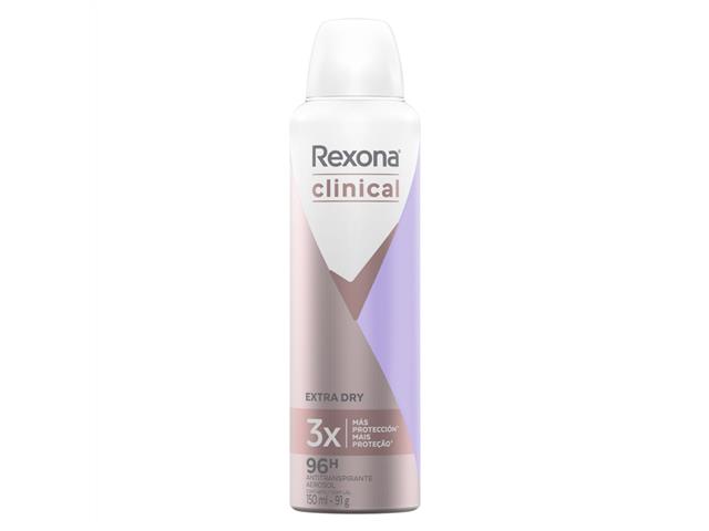 Antitranspirante Aerossol Extra Dry Rexona Cli...