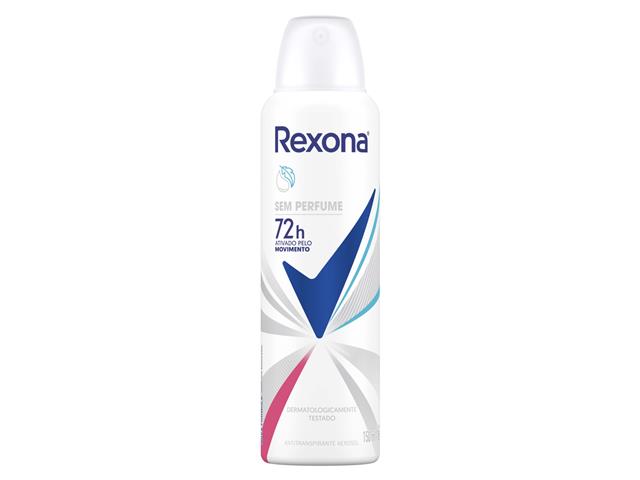Desodorante Aerossol Rexona  Sem Perfume 150mL...