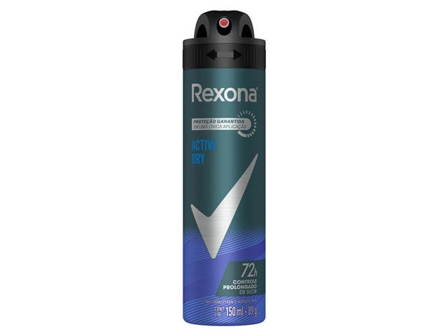 Desodorante Aerossol Active Dry Rexona Men 150...