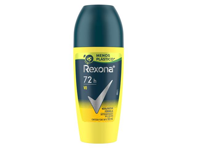 Desodorante Roll On Rexona Masculino V8 50Ml
