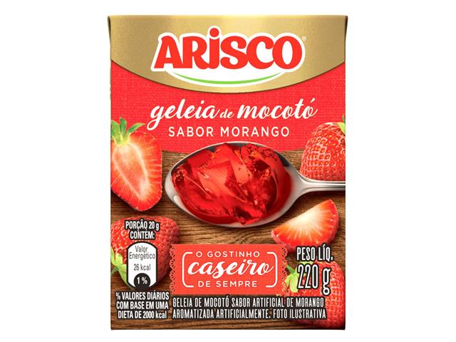 Geleia de Mocotó Arisco Morango 220g