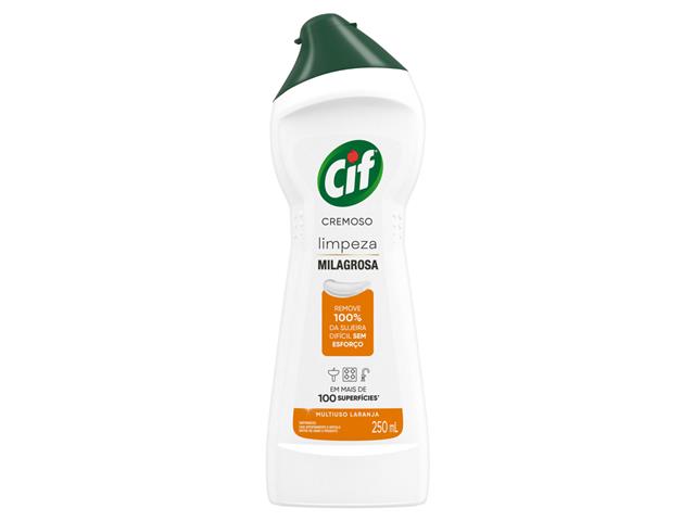 Saponáceo Cremoso Multiuso Laranja Cif 250ml